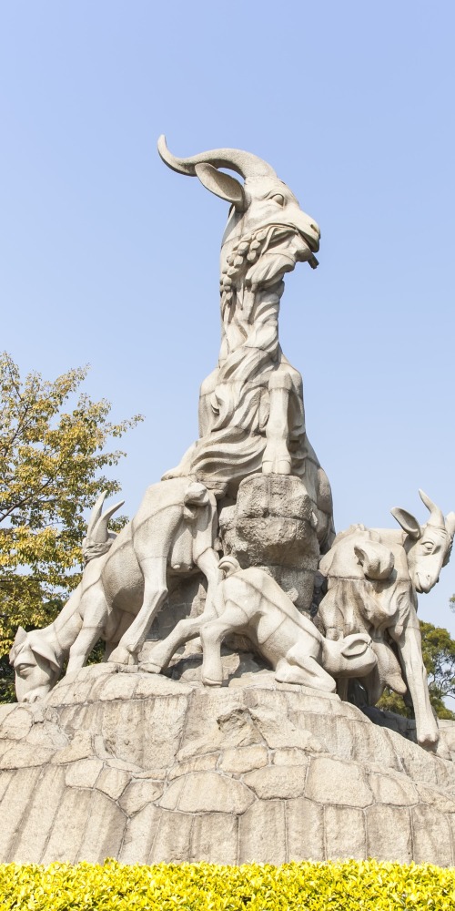 广州五羊城雕像