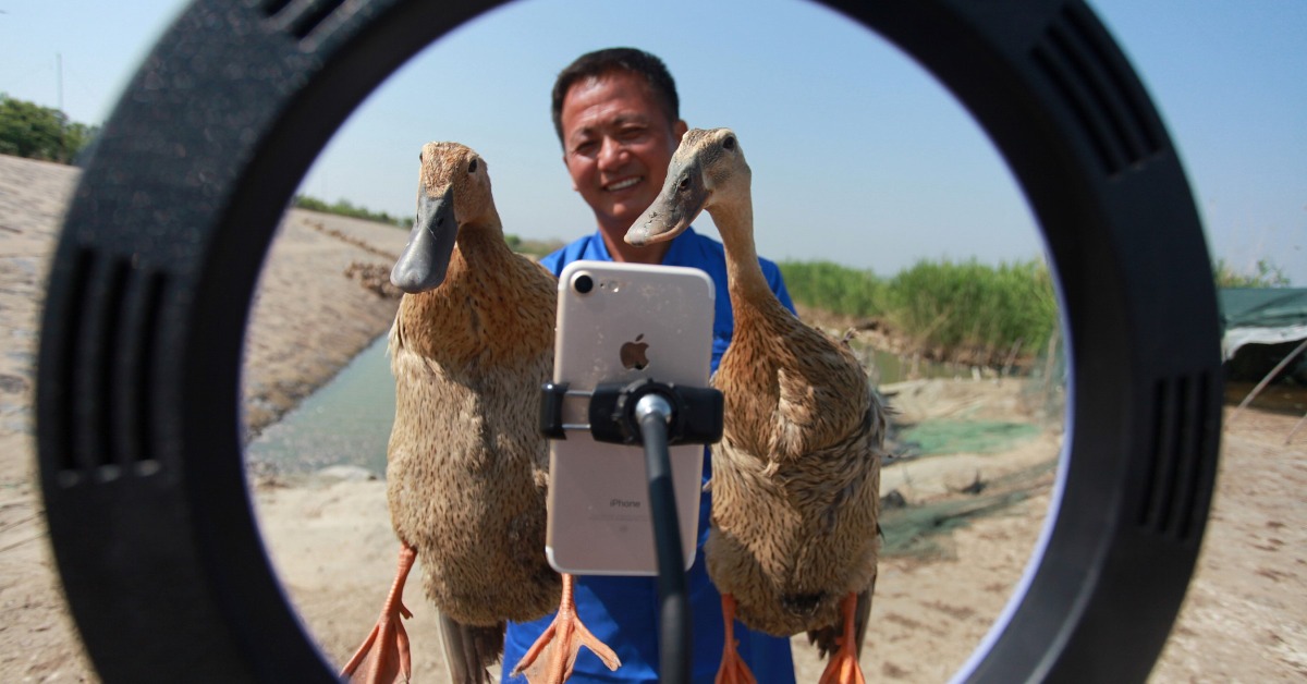 中国农民直播带货