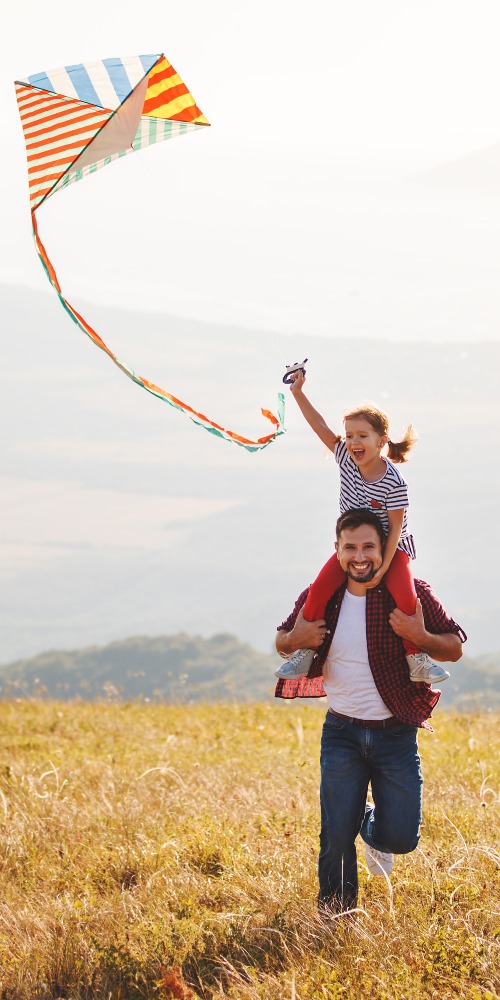 风筝 女孩 男人