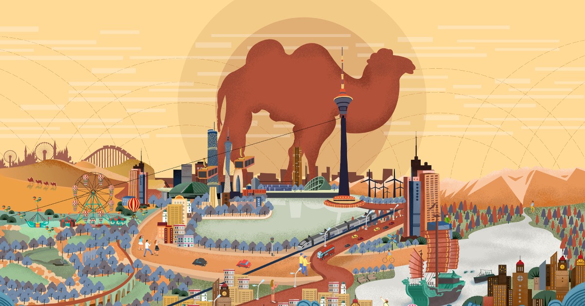 一帶一路地圖；一帶一路科普