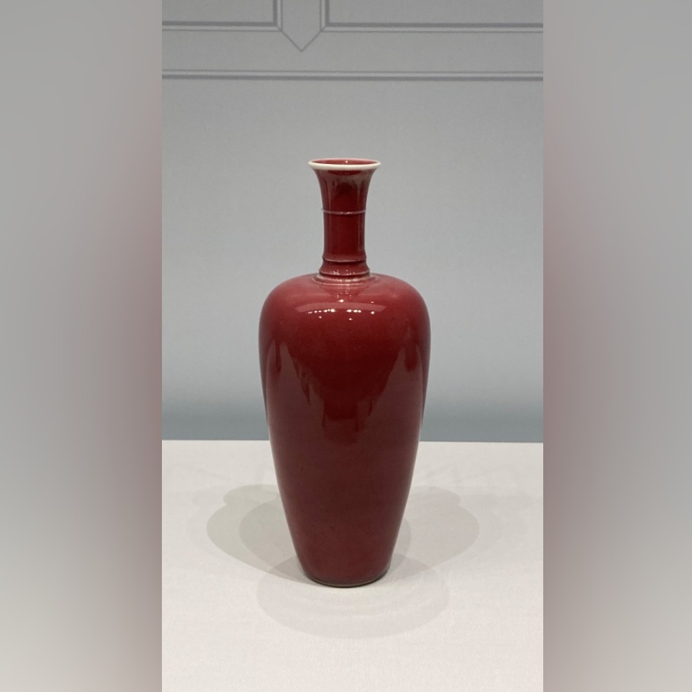 【PGT】GQ94 紅釉長首花瓶 PGTGQ94 紅釉長首花瓶