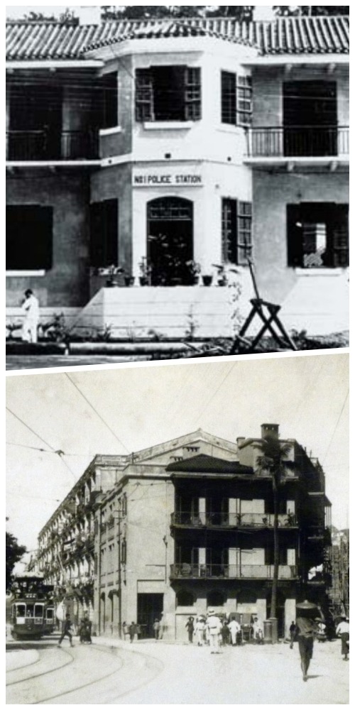 一號差館(左)、二號差館(右)