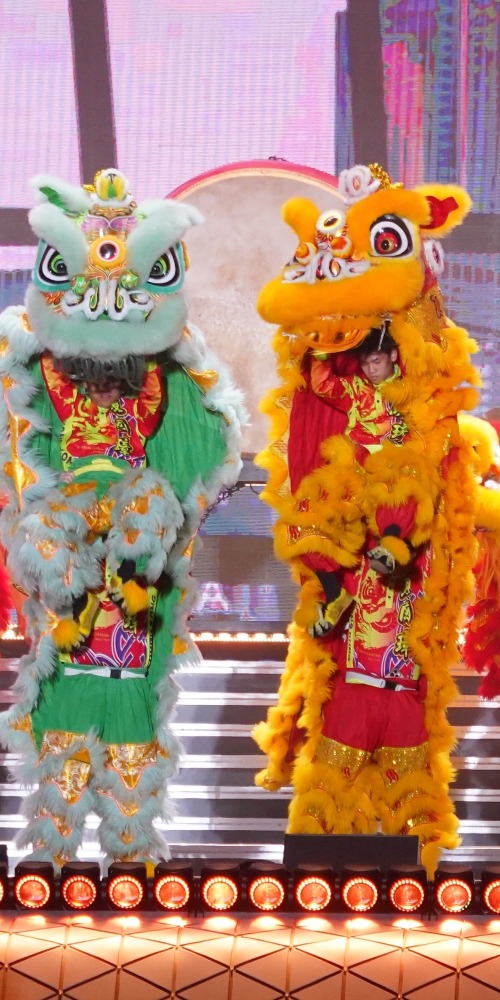 舞狮，启德体育园开幕