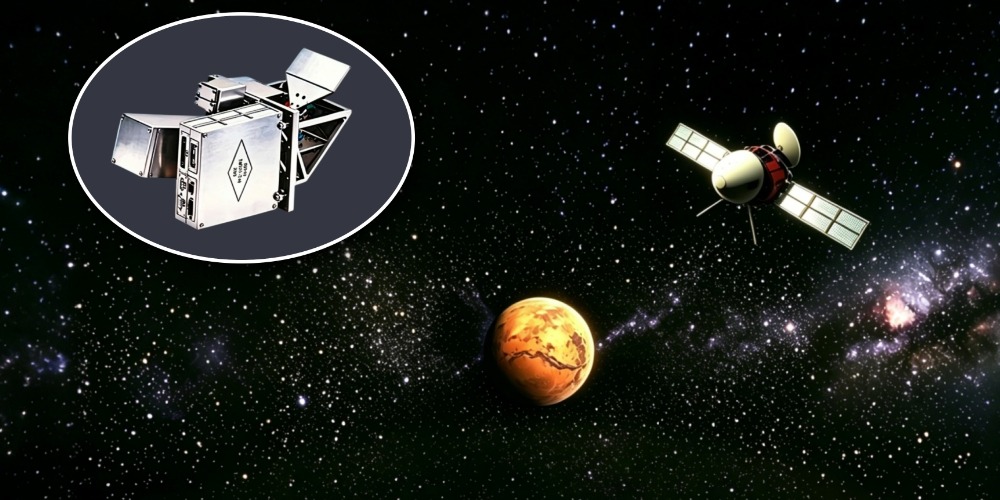 港大的火星地物高光譜成像儀、火星(AI生成) 