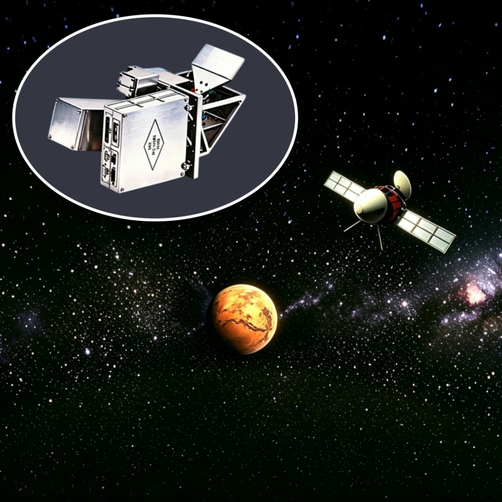 港大的火星地物高光譜成像儀、火星(AI生成) 