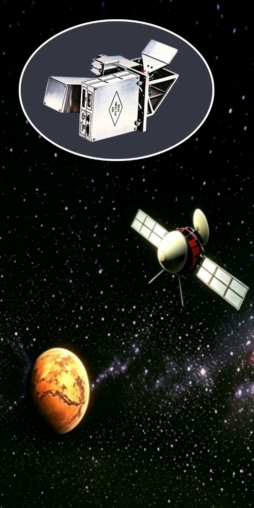 港大的火星地物高光譜成像儀、火星(AI生成) 