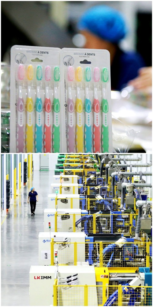 杭集鎮牙刷產業