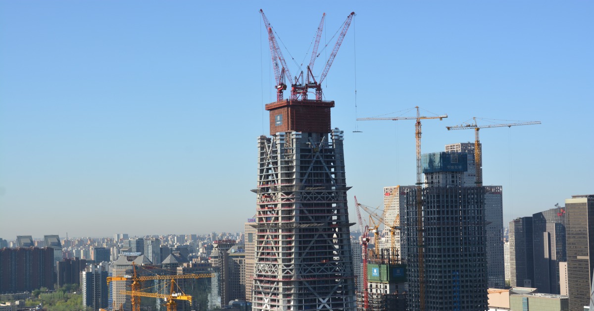 當代中國-中國科技-超級工程-空中造樓機