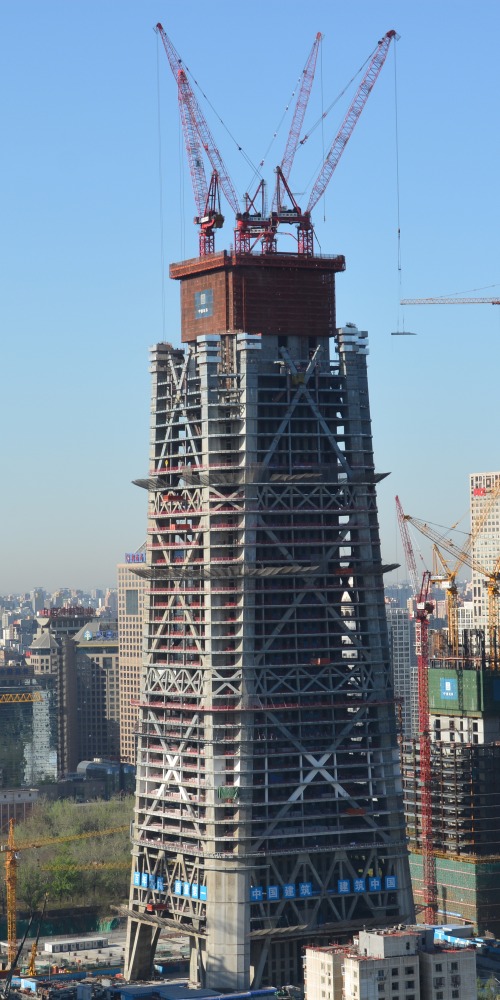 当代中国-中国科技-超级工程-空中造楼机