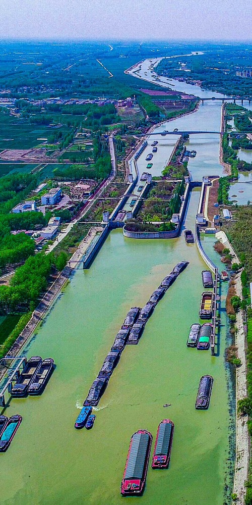 當代中國-超級工程-京杭大運河全線通水