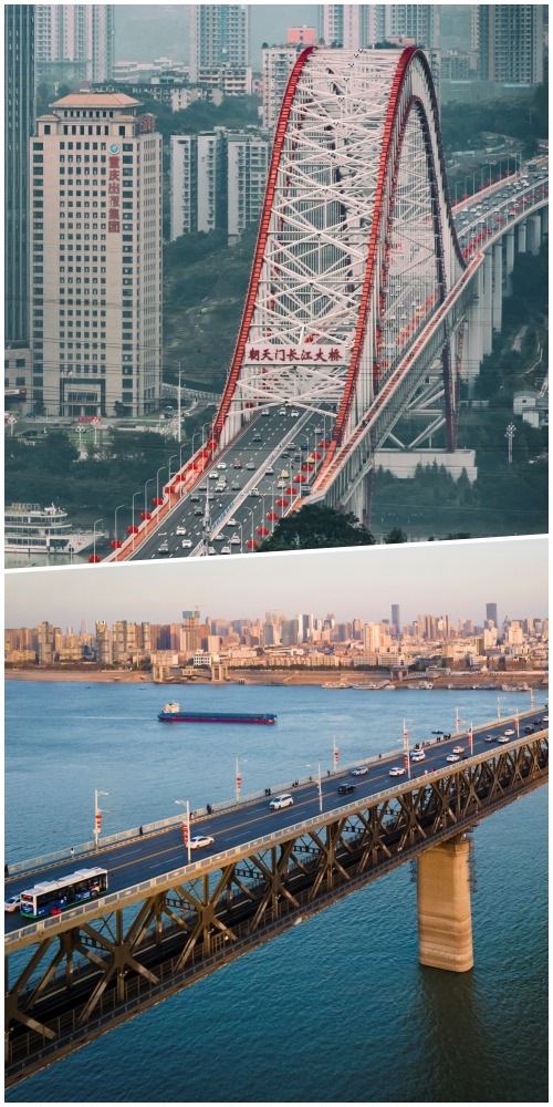 武漢長江大橋-楊泗港長江大橋-朝天門長江大橋