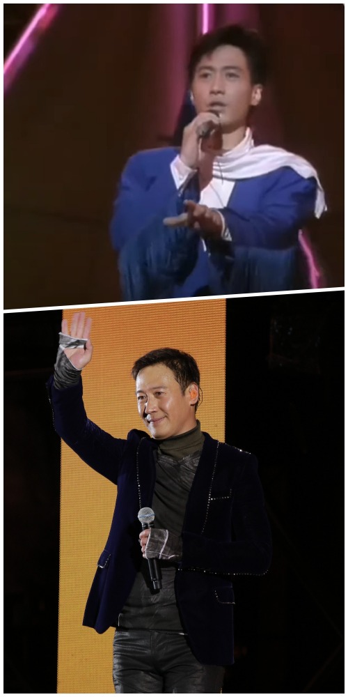 黎明，新秀歌唱比賽(左)