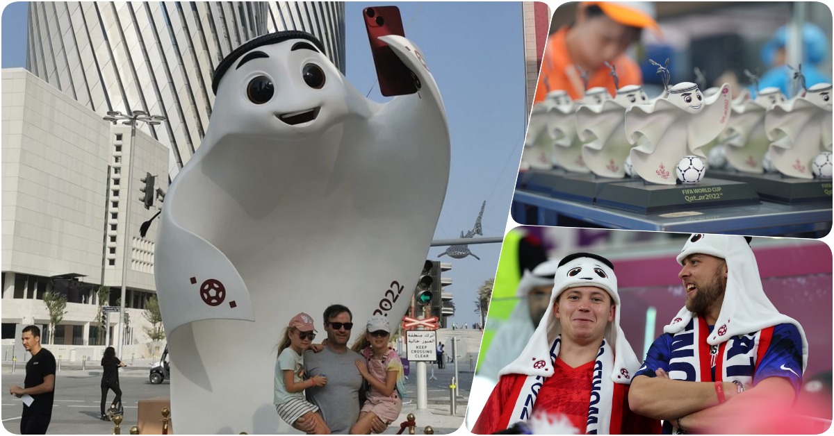 卡塔爾世界杯，「東莞製造」踪影處處，除了雕塑外，還有官方的吉祥物毛絨玩具、帽子等，是義烏以外又一「中國元素」。