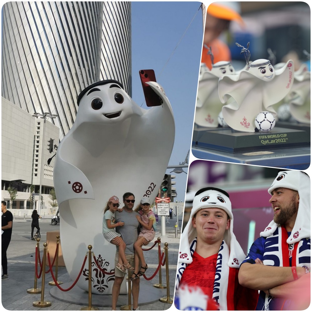 卡塔爾世界杯，「東莞製造」踪影處處，除了雕塑外，還有官方的吉祥物毛絨玩具、帽子等，是義烏以外又一「中國元素」。