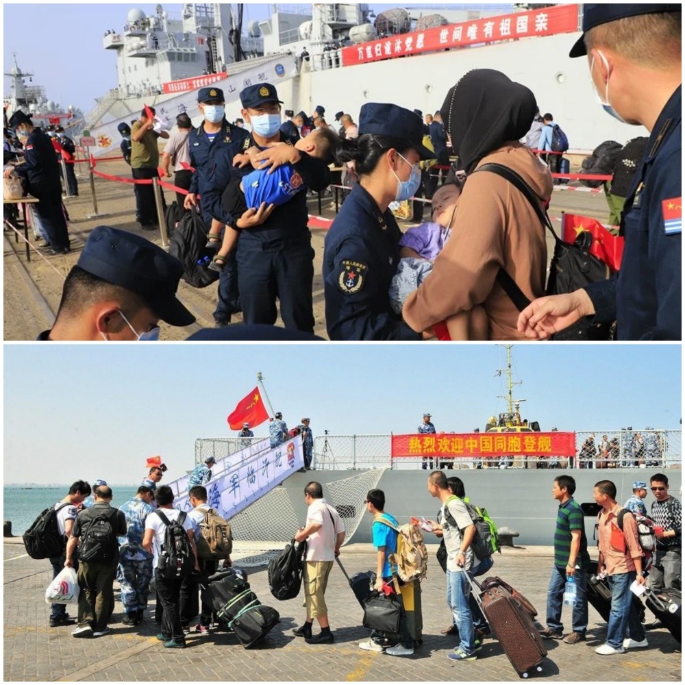 中國海軍-蘇丹撤僑