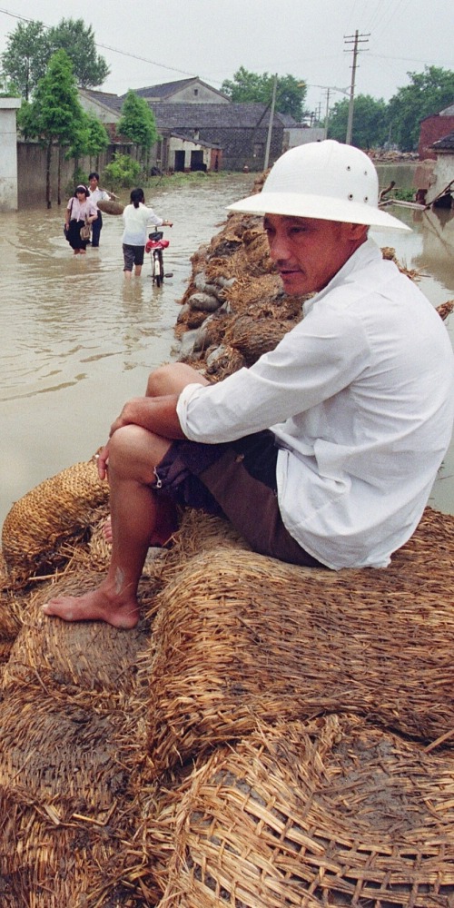 當代中國-改革開放-改革開放後華東水災安徽江蘇成重災區