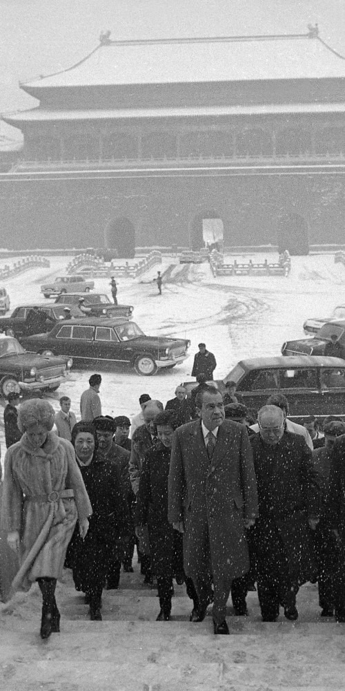 當代中國-改革開放-尼克遜訪華促成《上海公報》中美建交第一步