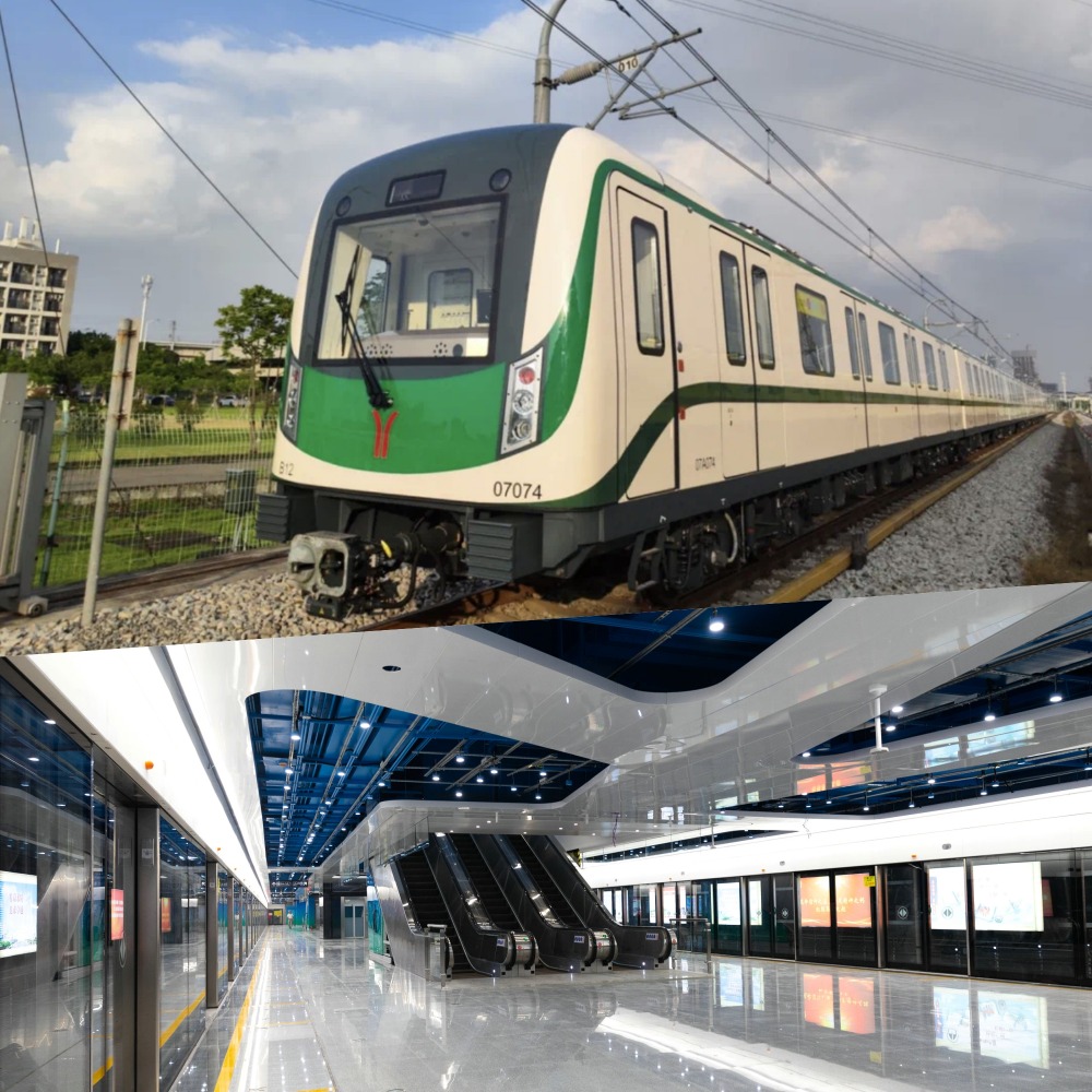 廣州地鐵7號線二期已進入移交運營測唷階段，將於2023年年底通車