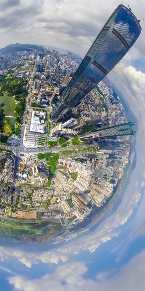 當代中國-粵港澳大灣區-深圳人口- 深圳城市中心