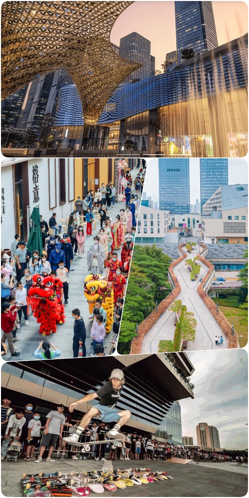 深圳地鐵線不斷開通，新的站點沿線開闢了新的商場或文化場所，成為新的打卡熱點。