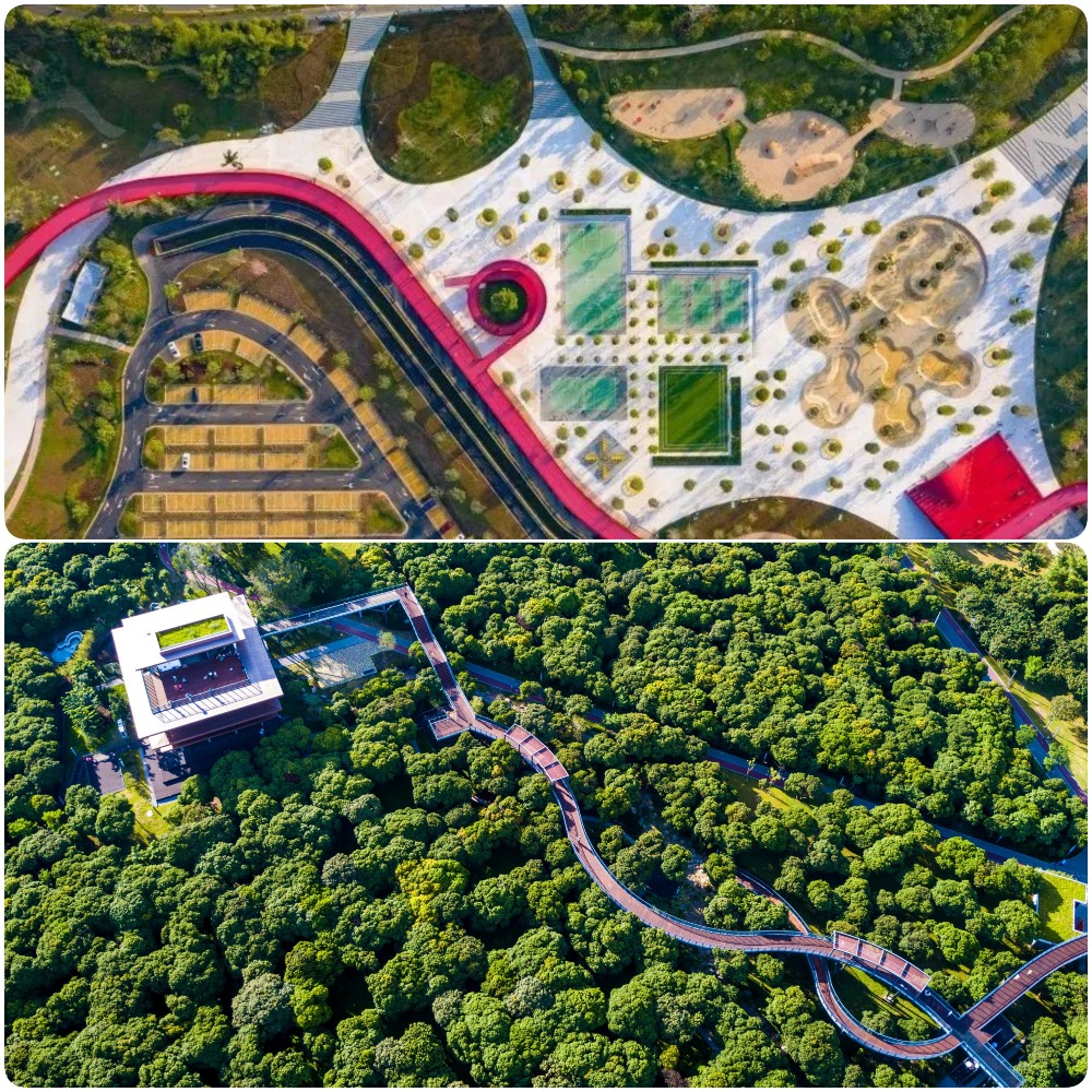 深圳有兩個大型的空中公園，都設有超長的架空廊橋環繞樹林湖泊，分別是深圳光明和福田虹僑公園和在天空下看美不勝收。現在就盤點一下深圳兩大適合一家大小出遊的「空中公園」。