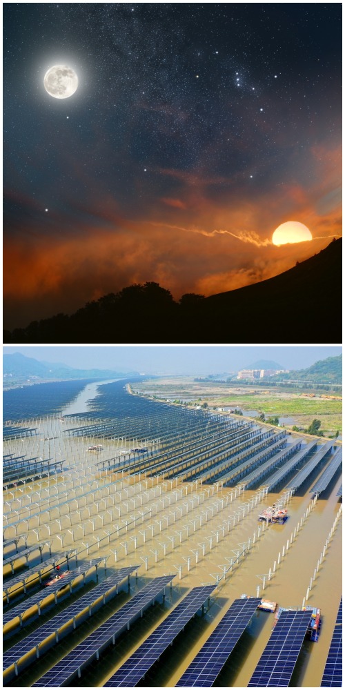 浙江溫嶺潮光互補智能光伏電站