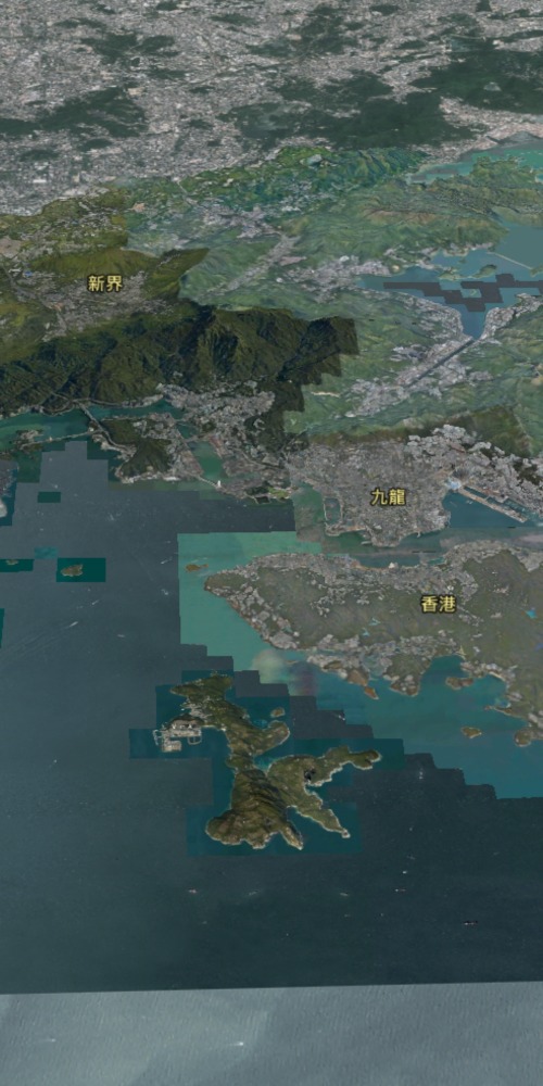 香港三維數碼地圖