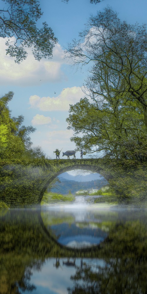 江西上饶婺源察关村祭酒桥