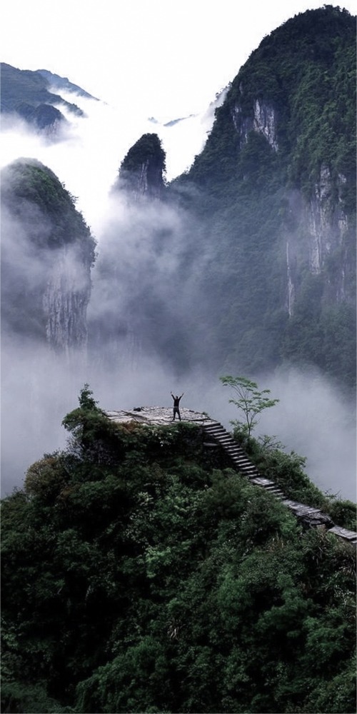 湖南湘西德夯苗寨-天问台