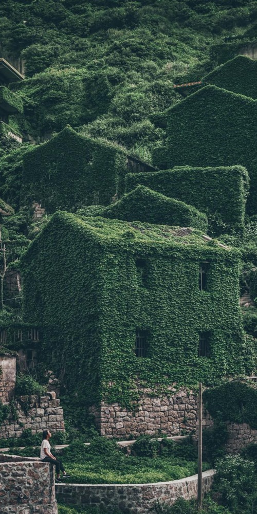 綠野仙蹤無人村，浙江舟山後頭灣村