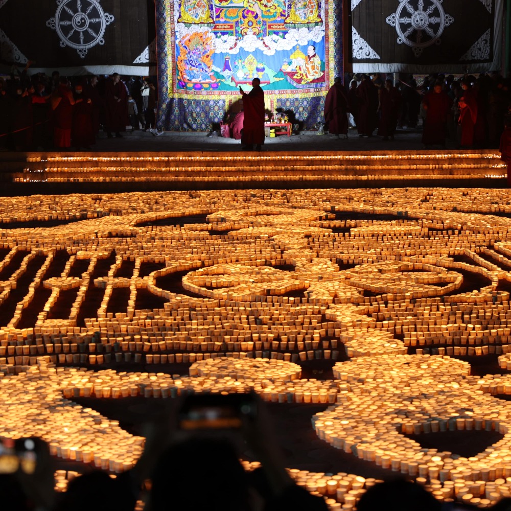 青海塔爾寺燃燈節