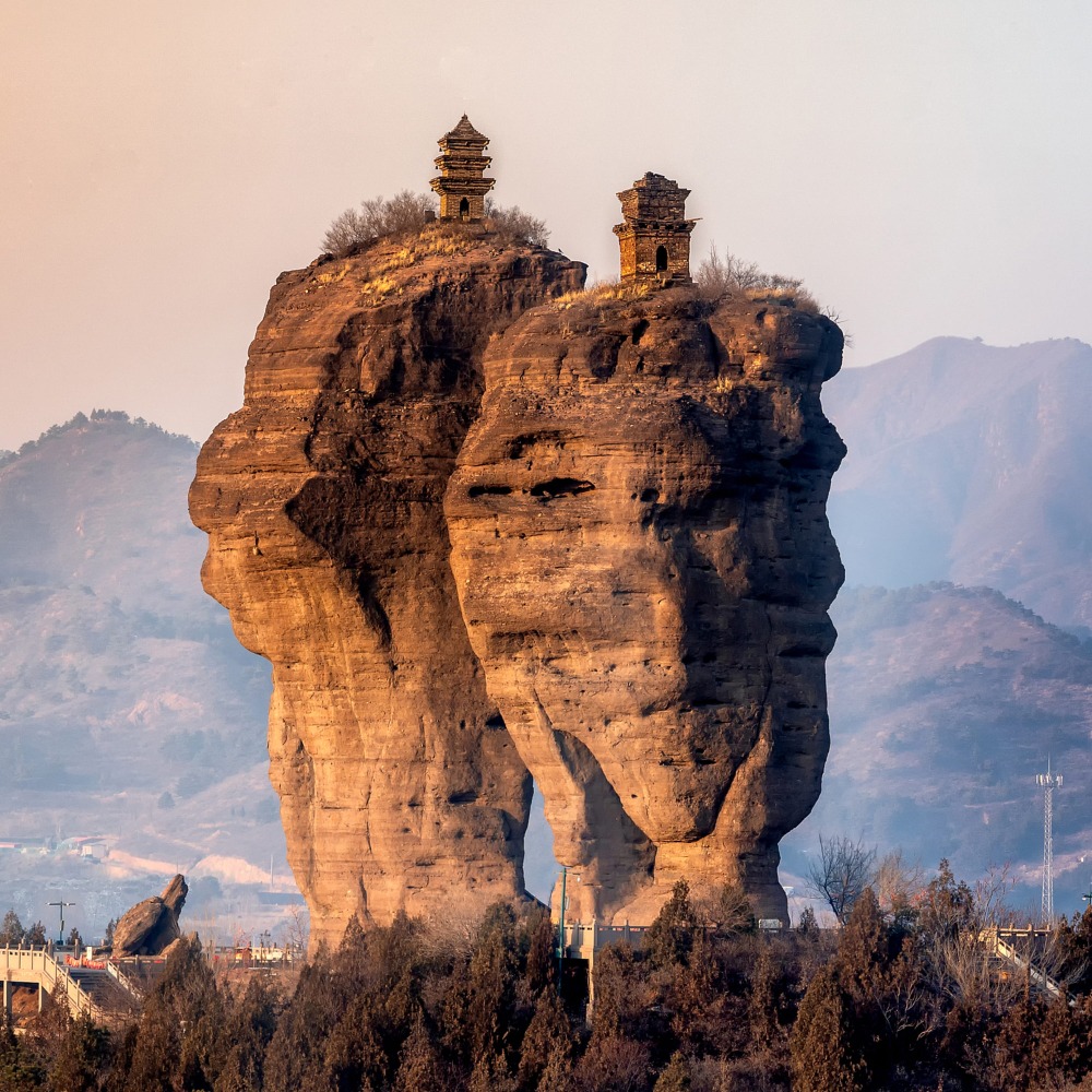 中國古代雙塔建築
