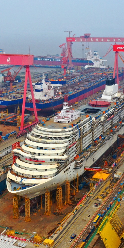 中國首艘國產大型郵輪