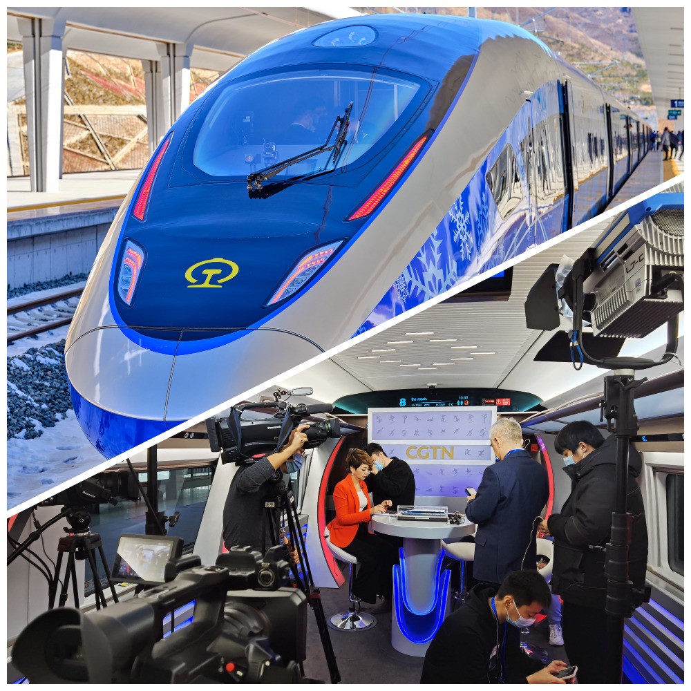 北京冬奧-高鐵列車-京張高鐵