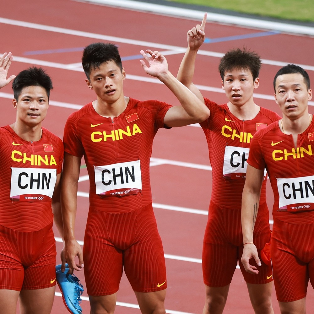 當代中國-體育運動-東京奧運｜中國隊遞補獲男子4×100米接力銅牌 「亞洲飛人」蘇炳添的首面奧運獎牌