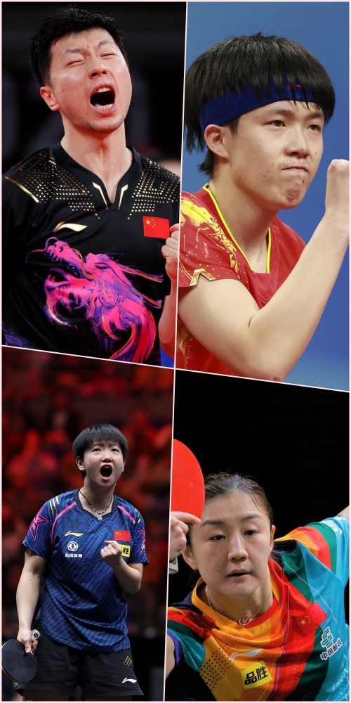 巴黎奥运；中国乒乓球队