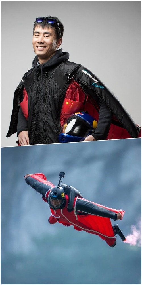 翼裝飛行 張樹鵬
