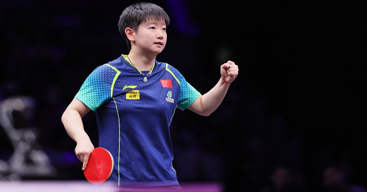 孙颖莎效力于中国国家乒乓球队，现女单世界排名第一