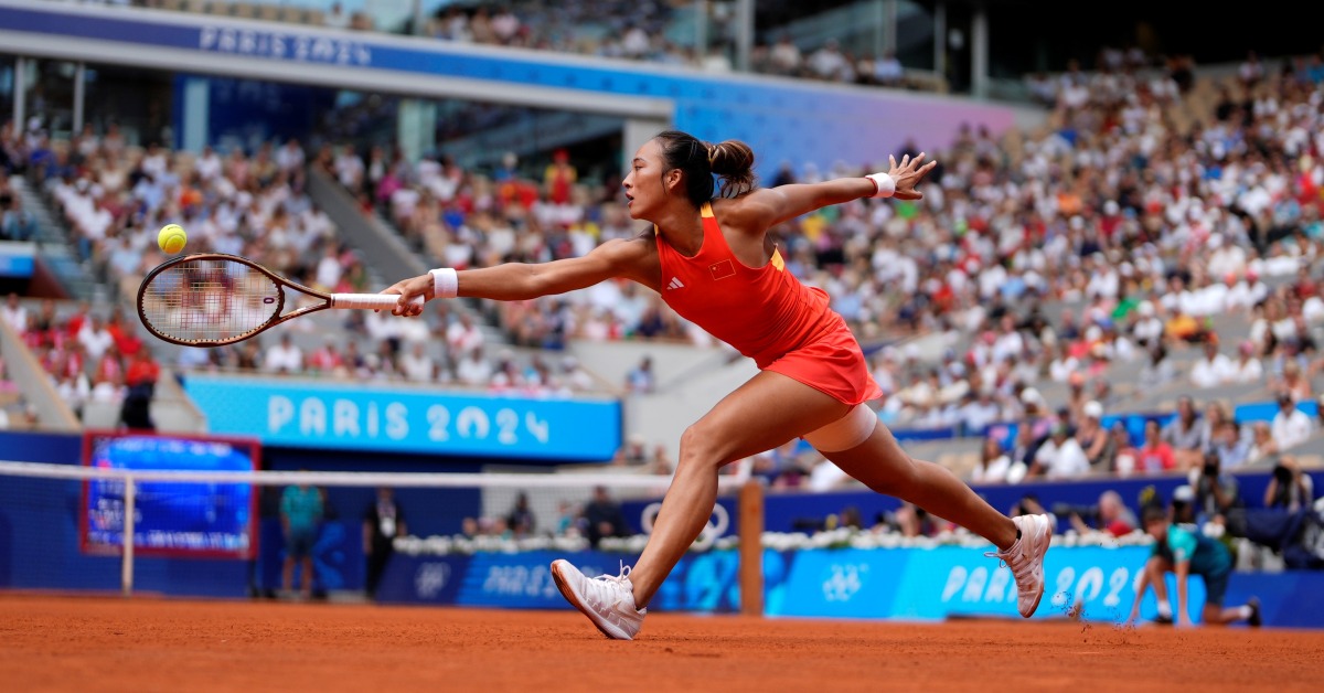 Paris Olympics, Cheng Qinwen Winning the Gold Medal in Women's Singles Tennis