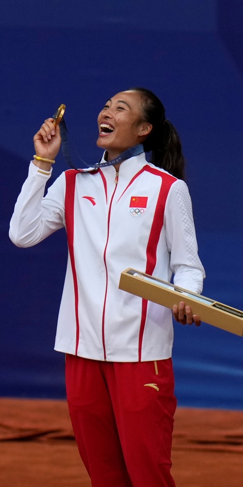 巴黎奧運鄭欽文奪得網球女單金牌