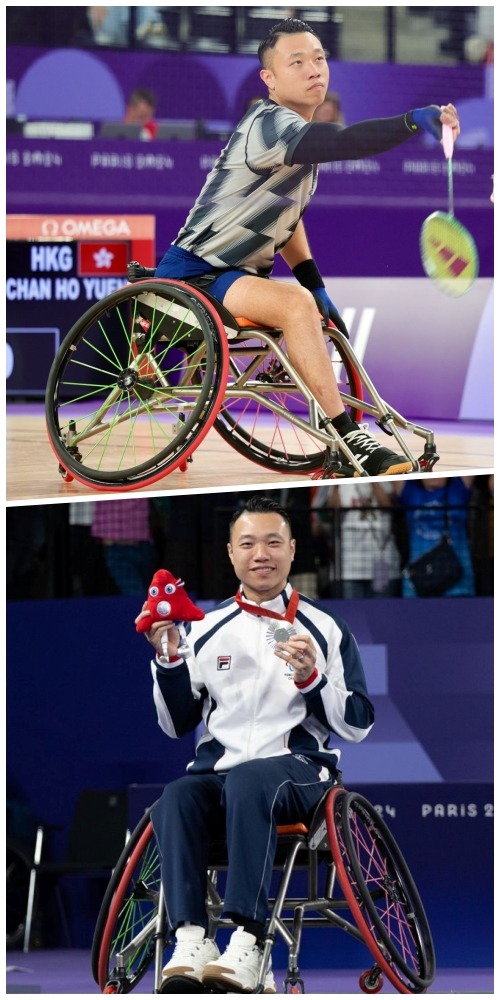 巴黎残奥WH2级单打亚军陈浩源