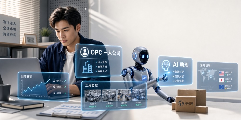 隨着AI應用門檻逐漸降低，愈來愈多人加入「一人公司」創業的行列中。相比傳統創業，過去需要組建團隊才能完成的工作，現在通過AI工具即可低成本實現。