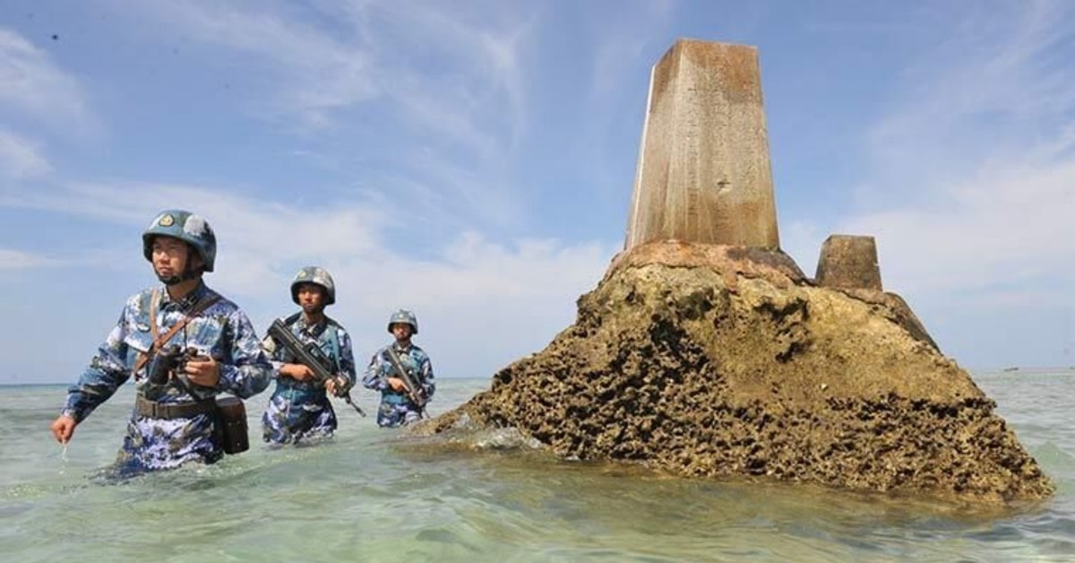 當代中國-當年今日-南沙六礁中國主權石碑落成
