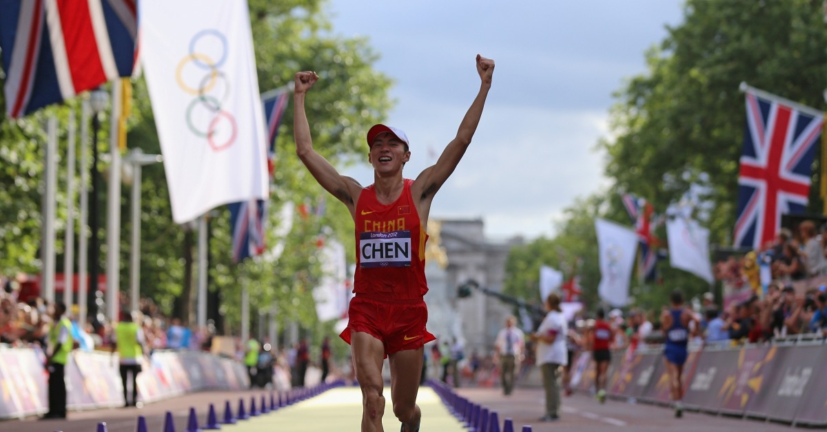 當代中國-當年今日-陳定贏得中國競步歷史上首枚奧運金牌