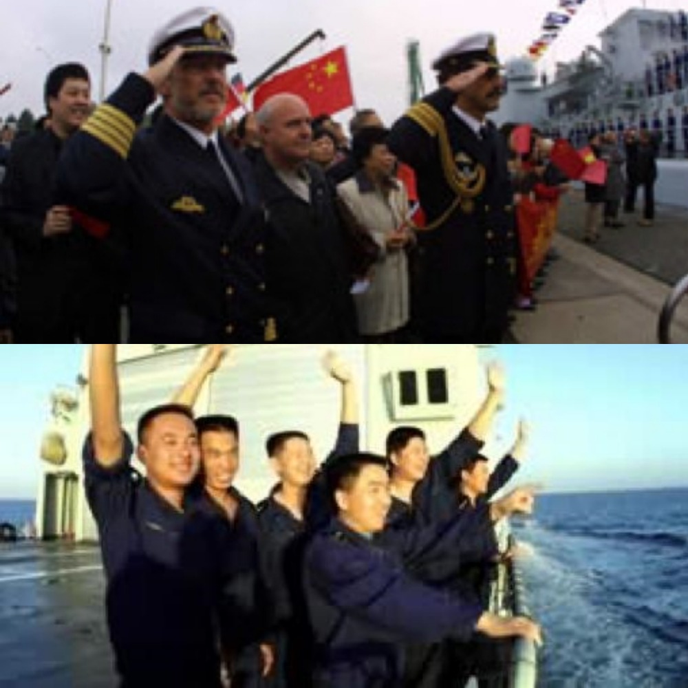 解放軍海軍首次訪問歐洲大陸