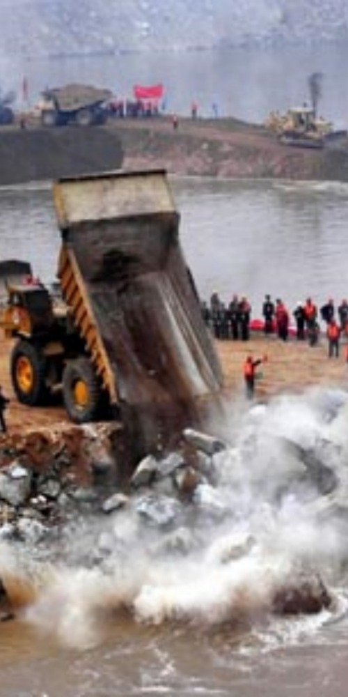 Three Gorges Dam project interception