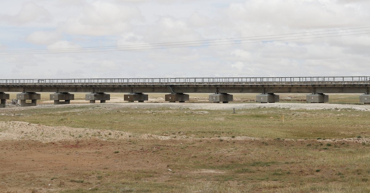Qinghai-Xizang Railway Qing Shui River Grand Bridge