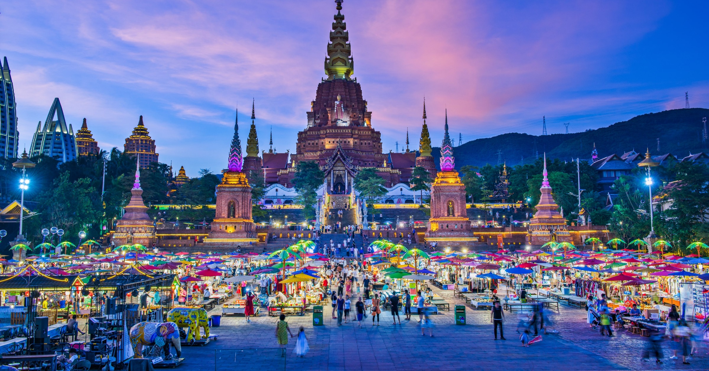 雲南旅遊｜夜遊西雙版納必逛「中國最美夜市」 星光夜市傣式風情濃厚 | 旅遊風物 | 潮遊生活 | 當代中國