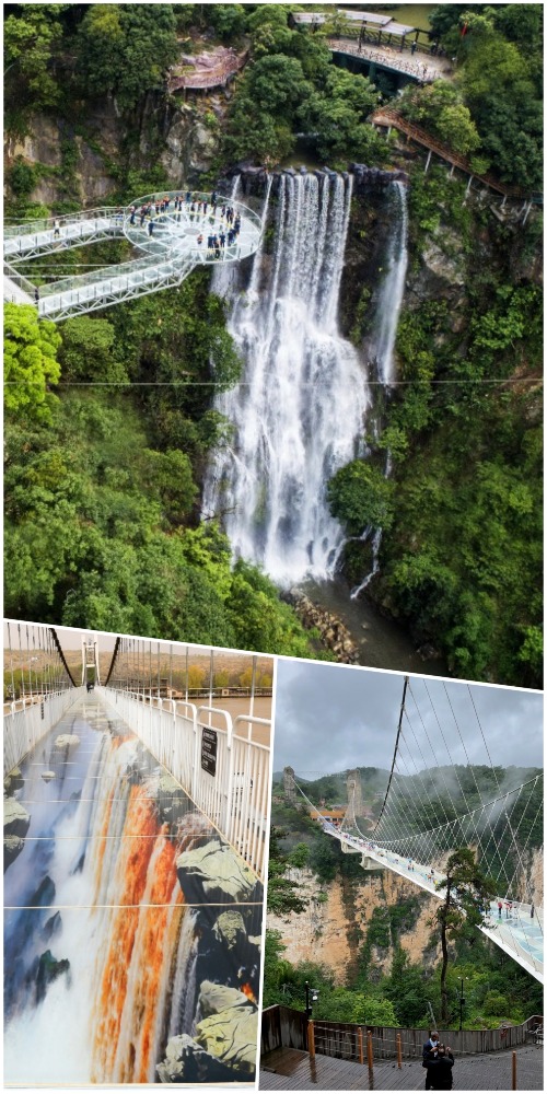 中国玻璃桥（张家界、黄腾峡、宁夏）