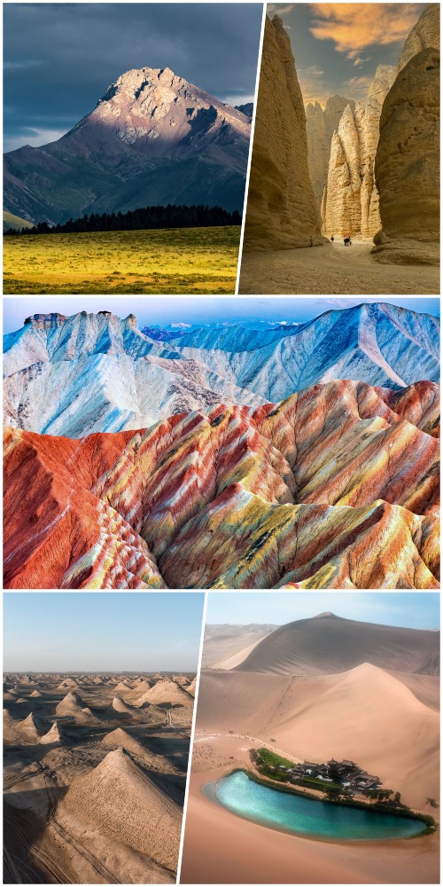 河西走廊自然风景